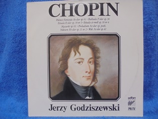 Chopin, Jerzy Godziszewski, 1980, LP-levy, R1223