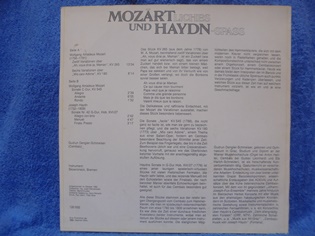Mozart Liches Und Haydn-Spass, 1982, LP-levy, M285
