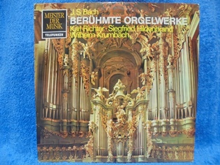 J.S.Bach, Berhmte Orgelwerke, LP-levy, R1213