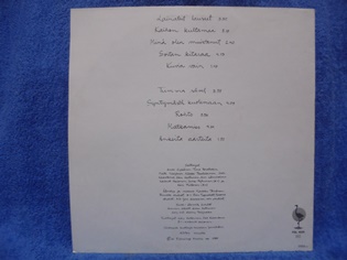 Kim Lnnholm, Min olen muistanut, 1989, LP-levy, M21