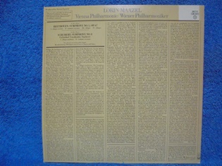 Lorin Maazel, Beethoven Symphony No.5- Schubert Symphony No.8, 1981, LP. M655