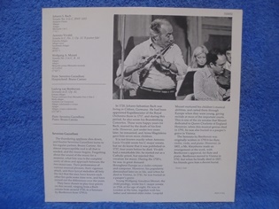 Severino Gazzelloni, 1980, Bach- Vivaldi- Mozart- Beethoven, LP-levy, M654