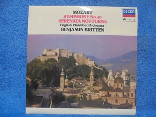 Mozart Symphony No.40, Serenata Notturna, 1981, LP-levy, M652