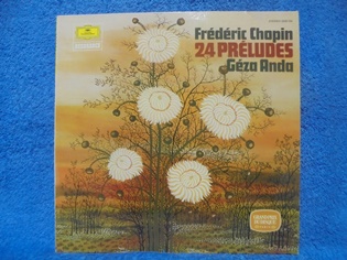 Frederic Chopin, 24 Preludes Geza Anda, LP-levy, M651