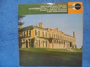 Mozart, Eine Kleine Nachtmusik Divertiment No.1, 1961, LP-levy, M650