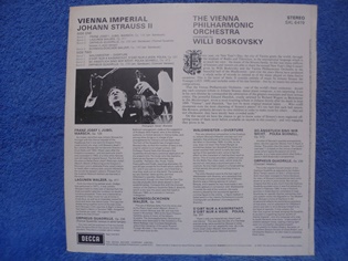 Vienna Imperial, New Years Concert 1970, LP-levy, M649