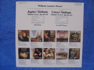 W.A.Mozart, Jupiter-Sinfonie Nr.41 C-dur, 1976, LP-levy, M639