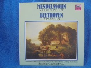 Mendelsson Violinkonzert, Beethoven Romanzen, LP-levy, R1267