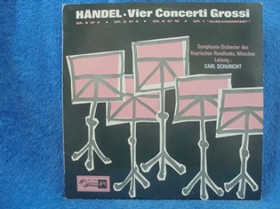 Hndel- Vier Conserti Grossi, LP-levy, R1265