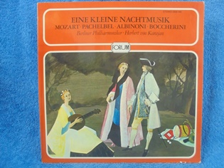 Eine Kleine Nachtmusik, Mozart- Pachelbel- Albinoni- Boccherini, 1976, LP, R1228