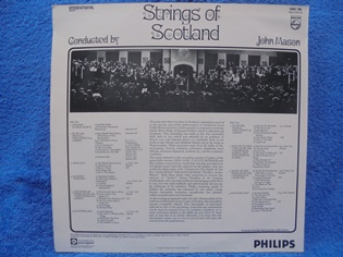 Strings of Scotland conducted by John Mason, 1975, LP-levy, M310
