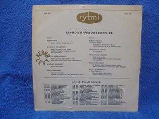 Tango Toivekonsertti 20, mini LP, M323