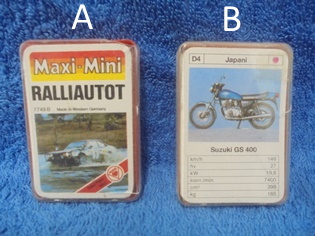 Ralliautot-peli tai Moottoripyrt-peli, E83
