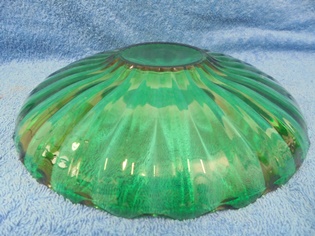 Gullaskrufts Glasbruk, vihre vanha lasikulho, A2191