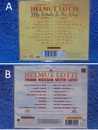 Helmut Lotti, My Tribute to The King tai From Russia With Love, CD, R876