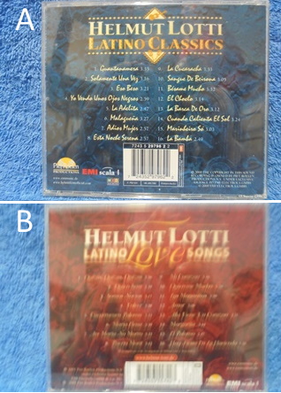 Helmut Lotti, Latino Classics tai Latino Love songs, CD-levy, R875