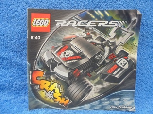 Lego 8140, Racers, Tow Trasher, 2007, palikat ja ohjekirja, E52