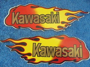 Kawasaki- tarrat 2kpl, kerily, R624