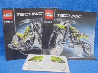 Lego 8291-1 ja 8291-2, Technic- maastopyr, ohjekirjat, E429