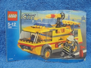 Lego 7891, City, lentokentt paloauto, ohjekirja, E606
