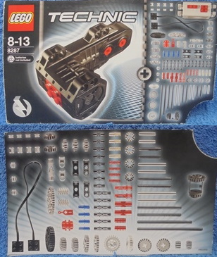 Kytetty technic Lego 8287, Motor box, 2006, E717