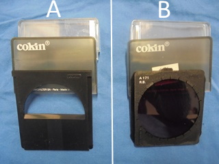 Cokin Cromofilter SA, Double exposure A346 tai Pola red-blue A171, B667
