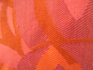 Oranssi/viininpunainen/ruskea pytliina, S47