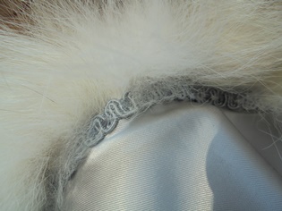 Naisten vaalea pitk� aito turkis takki, V290