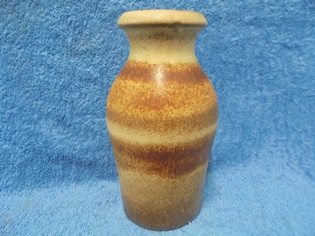 Scheurich-keramik, ruskea maljakko, A1937