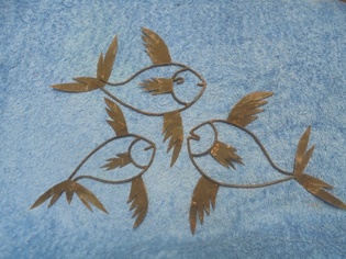 Metalliset mustat kalat 3 kpl, E345