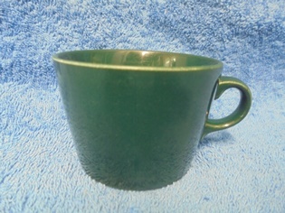 Arabia, vihre kahvikuppi, Kilta, Kaj Franck, kytetty tavara, A2345