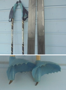 Kuusisto Neverwax 440 sukset, Finngrip siteet, sauvat, B826