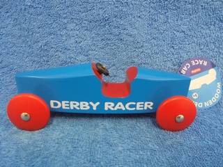 Shylling Rowley, puuauto, sininen/ punainen Derby Racer, E378