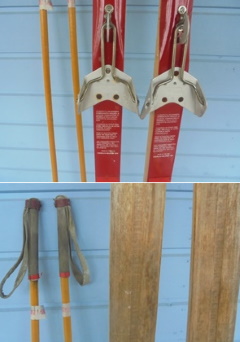 Harju, punaiset puusukset, Finngrip-siteet, bambusauvat, B790