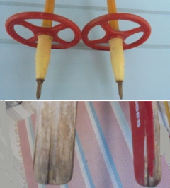 Harju, punaiset puusukset, Finngrip-siteet, bambusauvat, B790