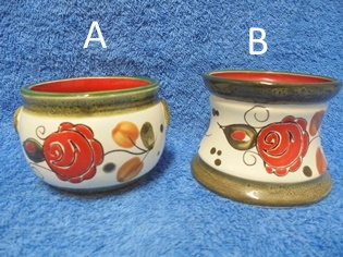 SMF-Schramberg Majolica Fabrik, pieni kulho tai sokerikko, Tirol, vintage, A3291