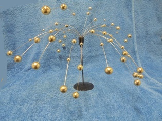 Kineettiset pallot telineess, veistos, vintage, S507