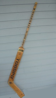 Torspo 6000 Catapult, vanha puinen j��kiekkomaalivahdin maila, B523