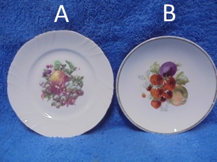 Arabia, pieni lautanen, marjoja ja hedelmi, A3765