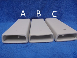 Posliininen ilmankostutinelementti, Kukka, vintage, A3772