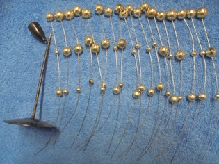 Kineettiset pallot telineess, veistos, vintage, S507