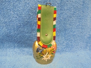 Grindelwald koristeellinen messinkinen soittokello, ripustushihna, R889