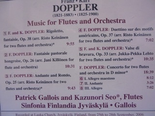 Franz and Carl Doppler, 2007, CD-levy, R599