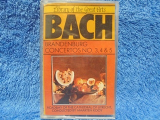 Bach, Brandenburg Concertos NO 3.4 & 5, c-kasetti, R854