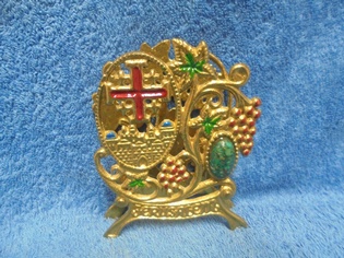 Metallinen lautasliinateline, Jerusalem, A3891