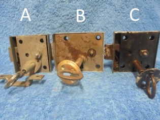 Vanha lukko, Bj�rkboda tai Boda, avain, avainkilpi, T176