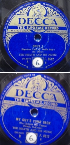 Ted Heath, Opus 1/ My Guy's come back, sellakka, savikiekko, M686