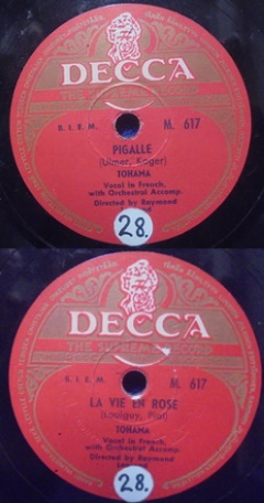 Tohama, Pigalle/ La Vie En Rose, Sellakka-nilevy, savikiekko, M683