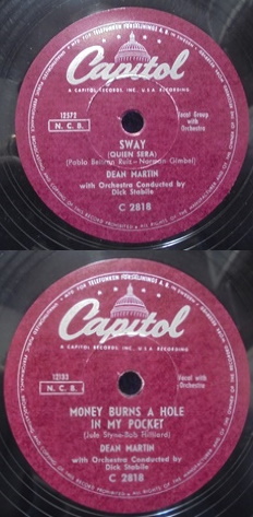 Dean Martin, Sway/ Money Burns A Hole In My Pocket, Sellakka-nilevy, M691