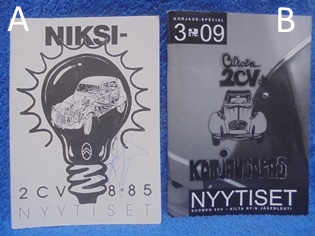 Nyytiset, Niksi tai Korjausopas, Suomen 2CV-Kilta, Citroen, K1754
